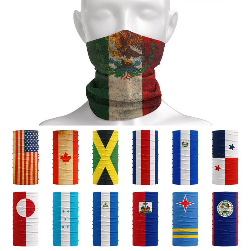 Motorcycle Gear For Men - North America National Flags Bandana Women