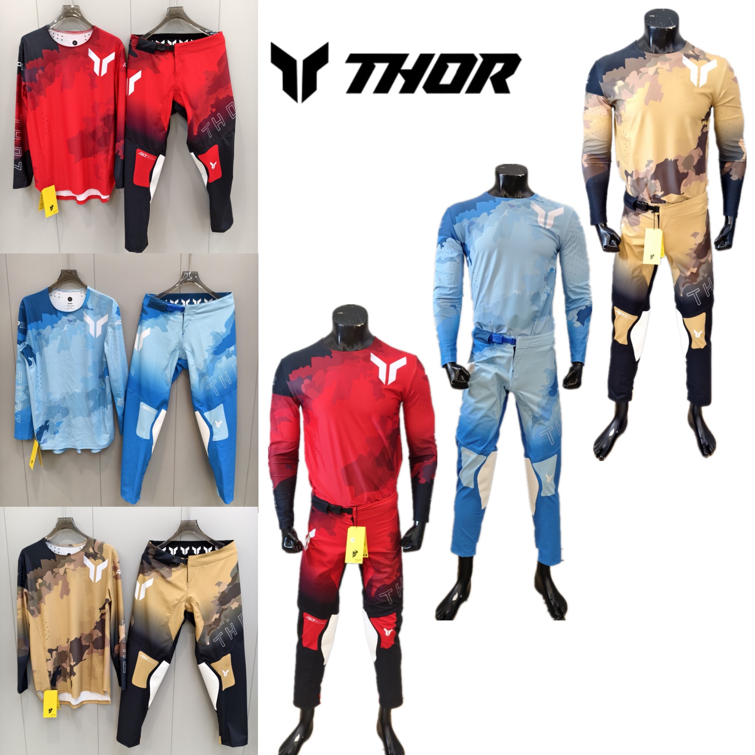 Motorcycle Gear For Men - THOR Motocross Gear Set MX Off