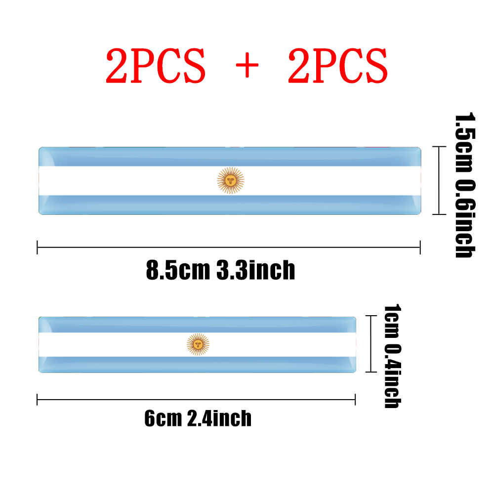 4pcs 3D Epoxy Flag Badge Auto  - Motorcycle Gear Hub 评论和价格