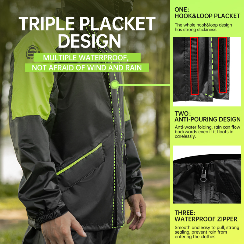 SFK Motorcycle Raincoat Rainpa - Motorcycle Gear For Men 评论和价格